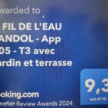 O Fil De L'Eau Bandol - App A05 - T3 Avec Jardin Et Terrasse Apartment Exterior photo